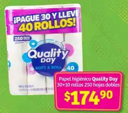 Soriana Híper Quality Day papel higiénico oferta