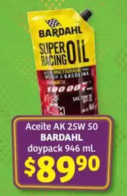 Soriana Híper Bardahl super racing oil oferta