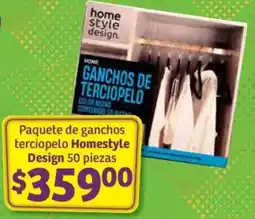 Soriana Híper Homestyle Design paquete de ganchos terciopelo oferta