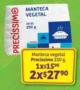 Soriana Híper Precíssimo manteca vegetal oferta