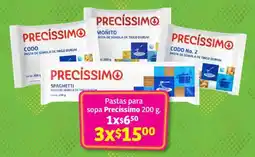 Soriana Híper Precíssimo pastas para sopa oferta