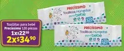 Soriana Híper Precíssimo toallitas húmedas para bebe oferta