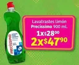 Soriana Híper Precíssimo lavatrastes limón oferta