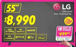 Soriana Híper LG 55" Smart TV oferta