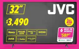 Soriana Híper JVC 32" Smart TV oferta