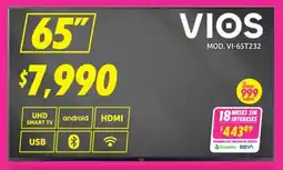 Soriana Híper VIOS 65" Smart TV oferta