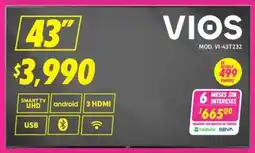 Soriana Híper VIOS 43" Smart TV oferta
