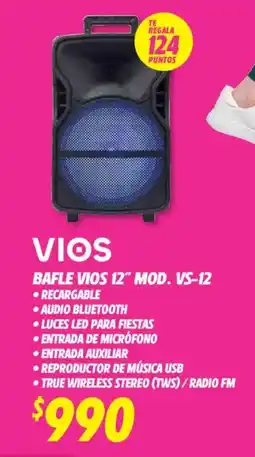 Soriana Híper VIOS Bafle 12" Mod. VS-12 oferta