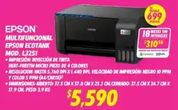 Soriana Híper Epson Ecotank Mod. L3251 oferta