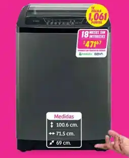Soriana Híper VIOS lavadora automática 20 kg oferta