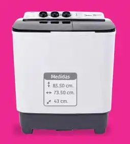Soriana Híper Midea lavadora doble tina 11 kg oferta