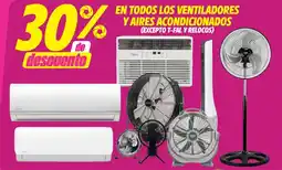 Soriana Híper En todos los ventiladores y aires acondicionados oferta