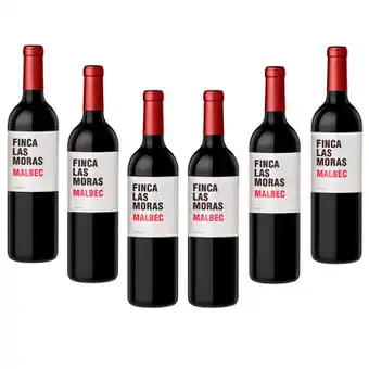 Vino Tinto Las Moras Malbec 6/750ml