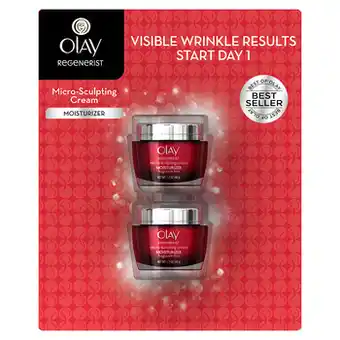 Olay Regenerist Crema Facial Anti-Edad 2 pzas de 48 g