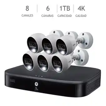 Costco Lorex Sistema de Seguridad 6 Camaras , 8 Canales de 4K Ultra HD oferta