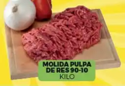 Merco Molida pulpa de res 90-10 oferta