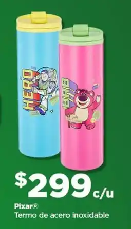 Bodega Aurrerá Pixar Termo de acero inoxidable oferta