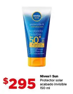 Bodega Aurrerá Nivea sun protector solar acabado invisible oferta