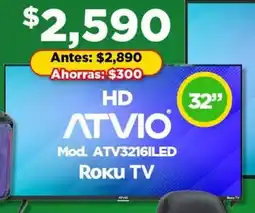 Bodega Aurrerá ɅTVIO 32" Roku TV HD oferta