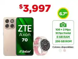 Bodega Aurrerá ZTE Axon 70 oferta