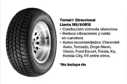 Bodega Aurrerá Tornel® Direccional Llanta 185/60R15 oferta