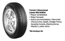 Bodega Aurrerá Tornel Direccional Llanta 185/60R14 oferta