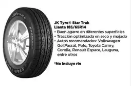 Bodega Aurrerá JK Tyre Star Trak Llanta 185/65R14 oferta