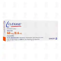 Farmacias Guadalajara Clexane 60 mg Solución Inyectable, 2 Jeringas con 0.6 ml c/u oferta