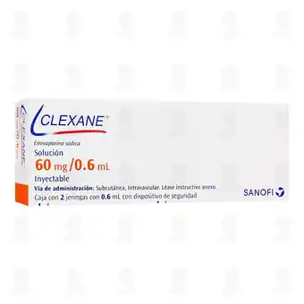 Farmacias Guadalajara Clexane 60 mg Solución Inyectable, 2 Jeringas con 0.6 ml c/u oferta