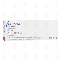 Farmacias Guadalajara Clexane 20 mg Solución Inyectable 2 Jeringas, 0.2 ml oferta