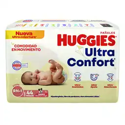 Farmacias YZA HUGGIES ULTRACONFORT RN-E1 44 PZA oferta