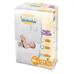 Farmacias YZA HUGGIES ULTRACONFORT RN-E1 44 PZA oferta