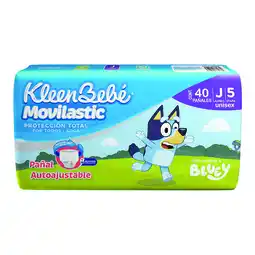 Farmacias YZA MOVILASTIC BLUEY PAÑAL JUMBO 40 PIEZAS oferta