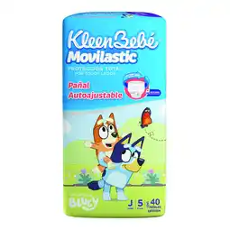 Farmacias YZA MOVILASTIC BLUEY PAÑAL JUMBO 40 PIEZAS oferta