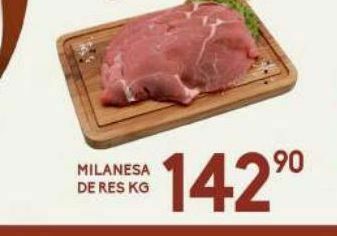 Alsuper Milanesa de res kg oferta