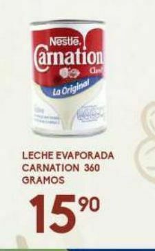 Alsuper Leche evaporada carnation oferta