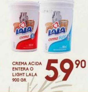 Alsuper Crema de leche lala oferta