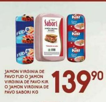 Alsuper Jamón virginia sabori oferta
