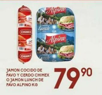 Alsuper Jamón cocido alpino oferta