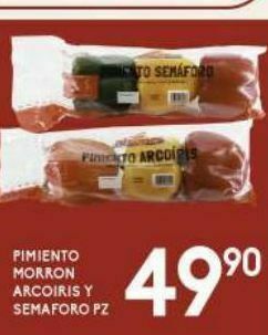 Alsuper Pimientos arcoiris o semaforo oferta