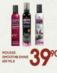Mousse smooth`n shine