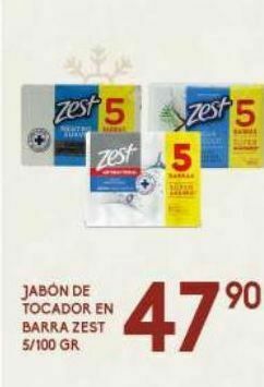 Alsuper Jabón de tocador zest oferta