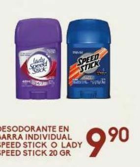 Alsuper Desodorante en barra speed stick oferta