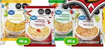 Bodega Aurrerá Great Value Tallarines instantáneos oferta