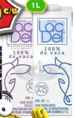 Bodega Aurrerá Lac Del leche de vaca oferta