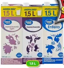 Bodega Aurrerá Great Value leche oferta