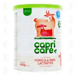 Farmacias Guadalajara Fórmula Infantil Capricare para Lactantes de 0 a 6 Meses, 400 gr oferta