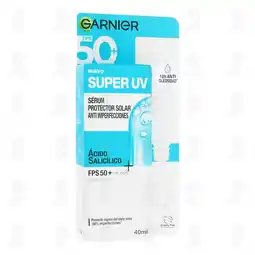 Farmacias Guadalajara Sérum Protector Solar Garnier Super UV Anti Imperfecciones FPS 50+, 40 ml oferta