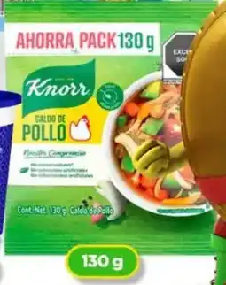 Bodega Aurrerá Knorr caldo de pollo oferta