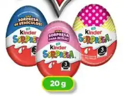 Bodega Aurrerá Kinder sorpresa oferta